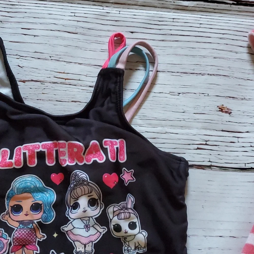 GIRLS SWIMMING CLOTHES BUNDLE (MOANA, LOL SURPRISE)